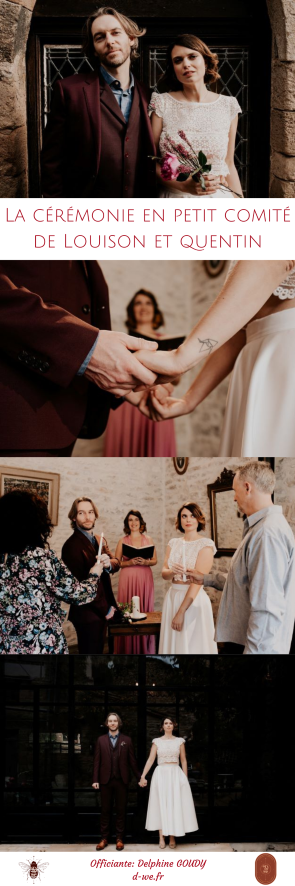 Photos du mariage en petit comite