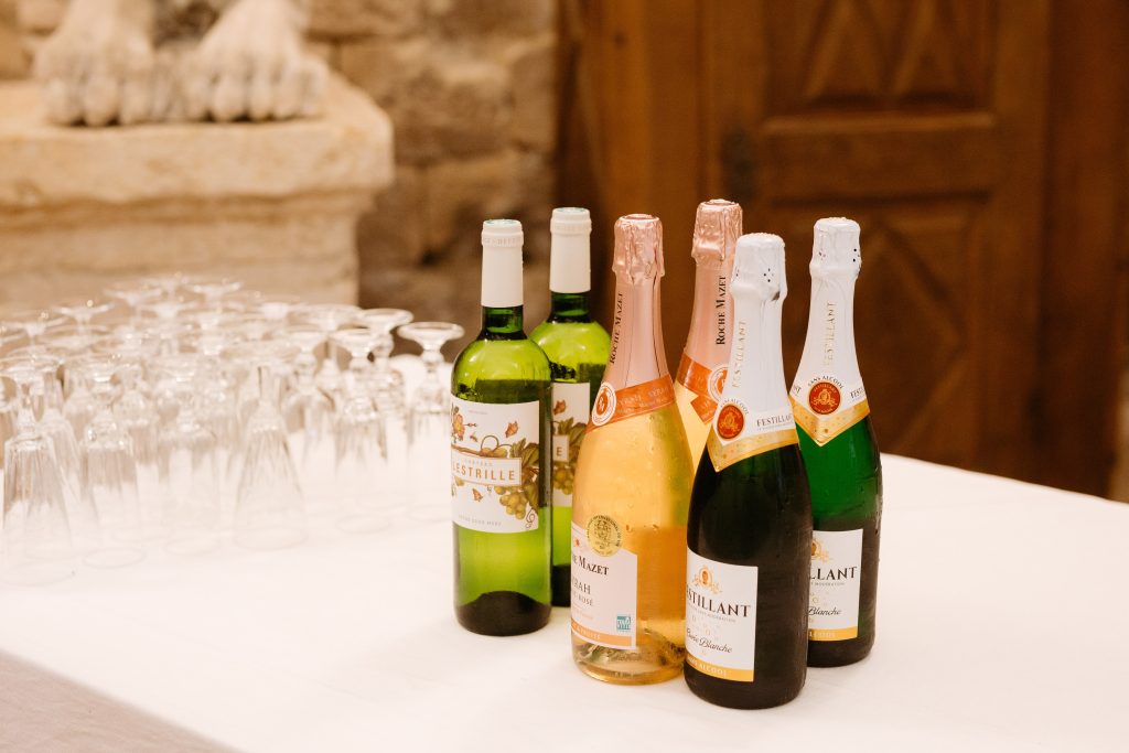 champagne ou vin petillant pour le dessert de votre mariage